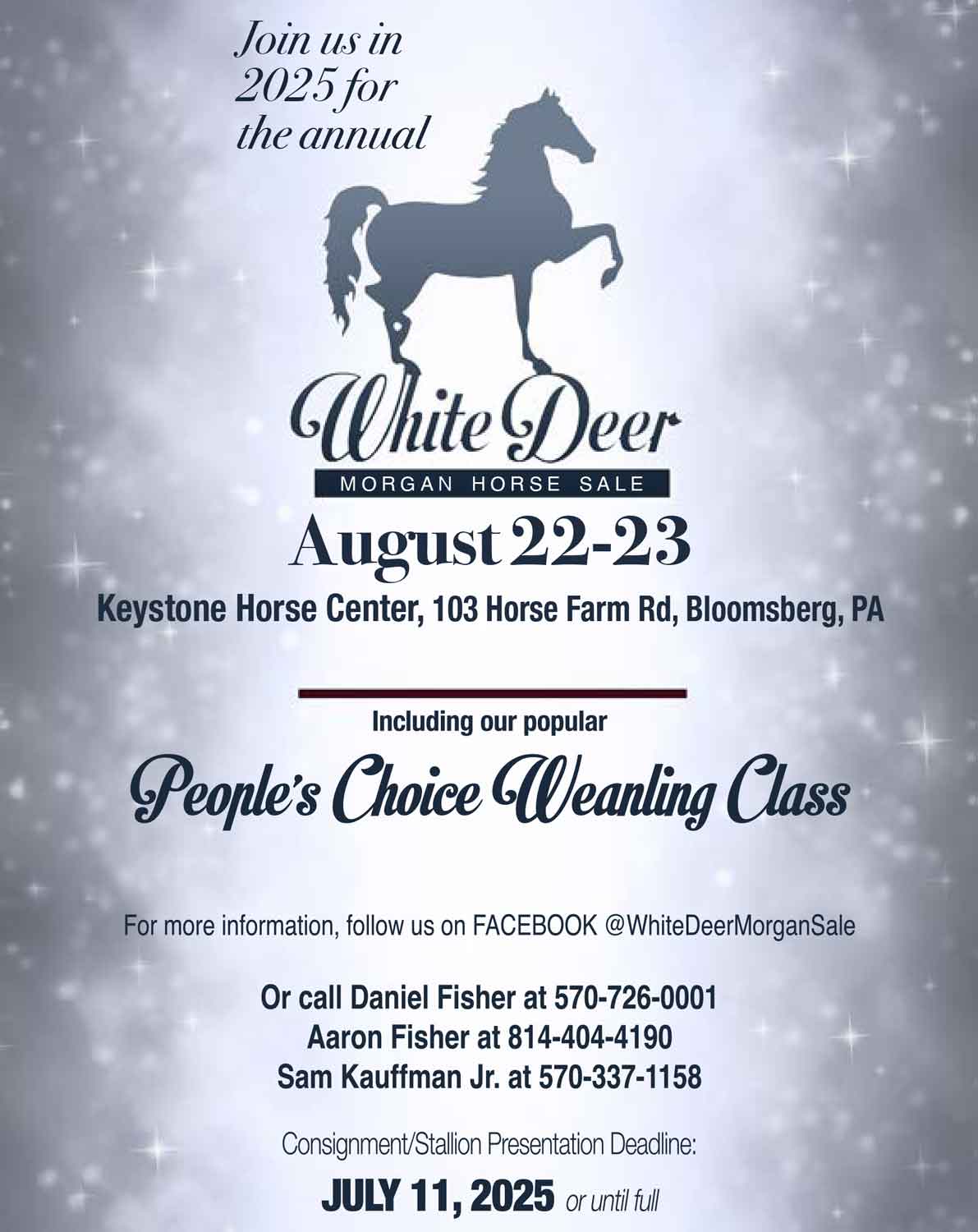 2024 White Deer Sale